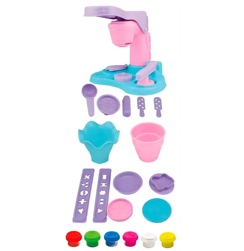 Comprar Set Kit Fabrica Heladeria Conos Paleta en Electroshopy - Ángulo 2